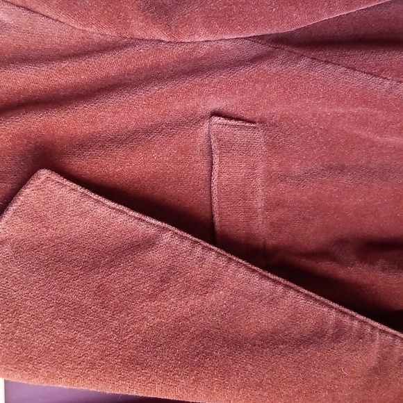 Host Pick Hooray! Talbots rust color velveteen blazer, size 12 WP - Picture 2 of 4